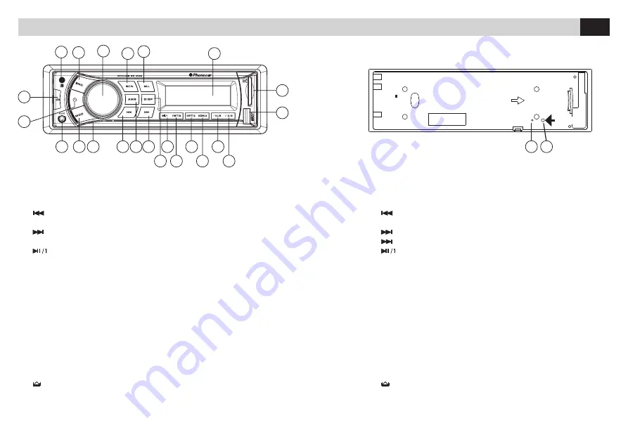 Phonocar VM 061 Скачать руководство пользователя страница 3