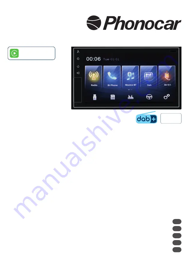 Phonocar VM013 Instruction Manual Download Page 1