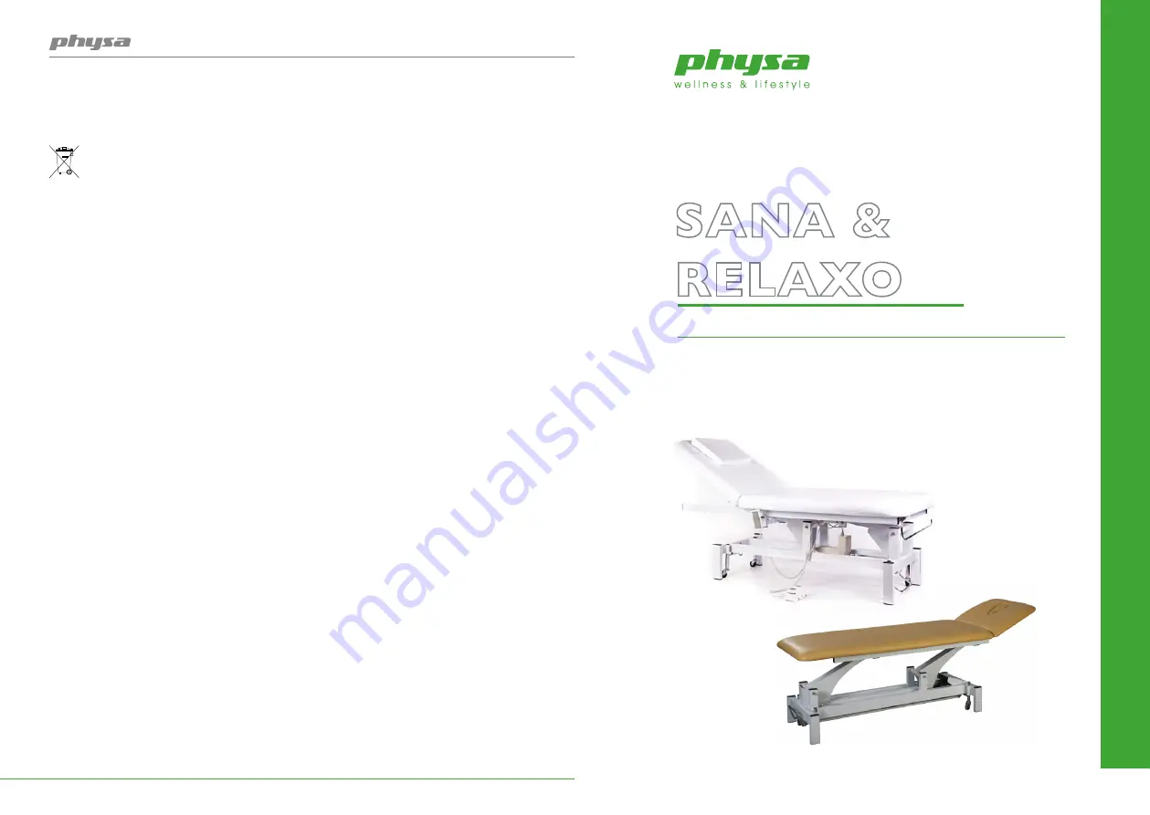 physa 4000 User Manual Download Page 5