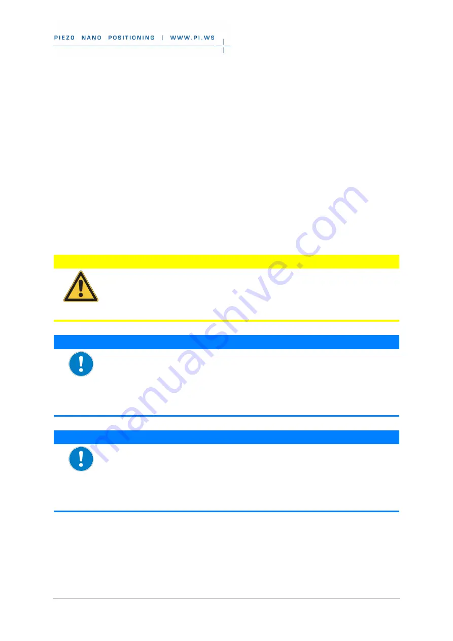 PI M-235 User Manual Download Page 31