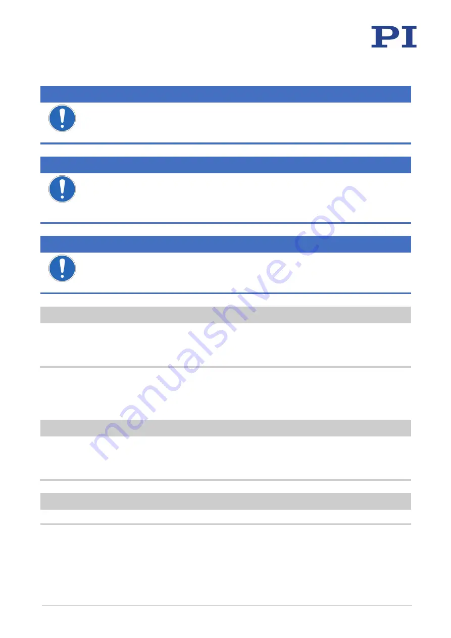 PI P-753.11C User Manual Download Page 20