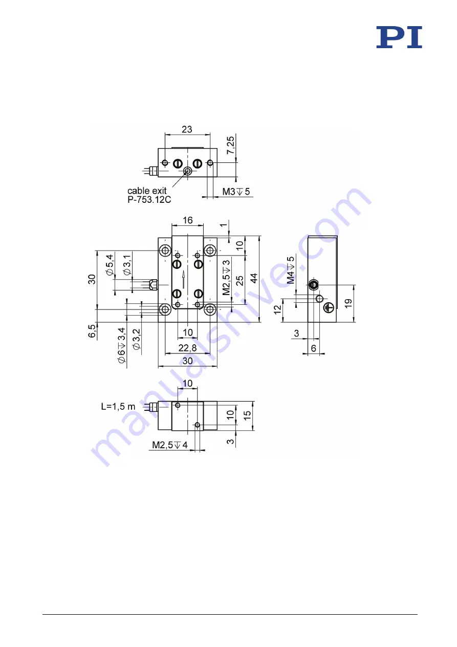 PI P-753.11C User Manual Download Page 42