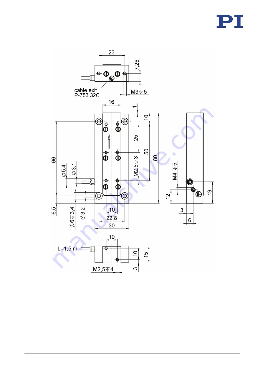 PI P-753.11C User Manual Download Page 44