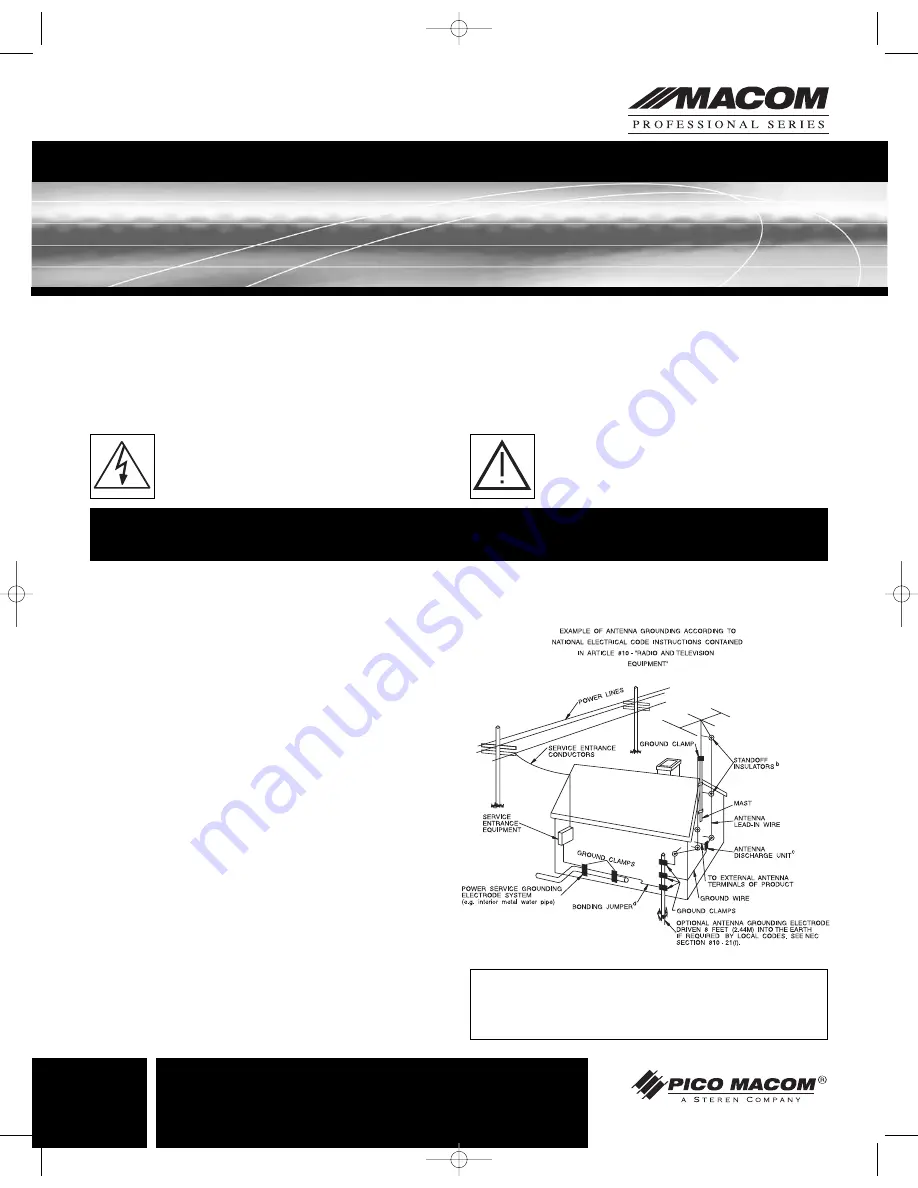 Pico Macom C860 Installation And Operation Manual Download Page 4