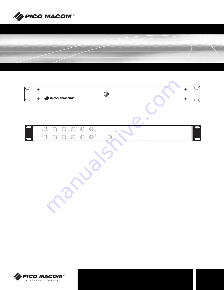 Pico Macom PHC-12G Installation And Operation Manual Download Page 5