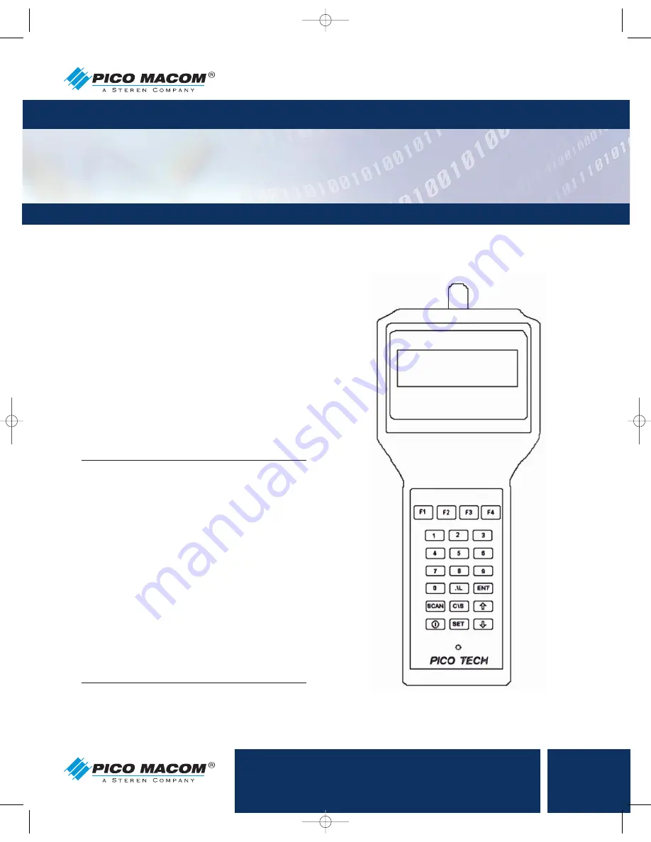 Pico Macom PICO-TECH Скачать руководство пользователя страница 2