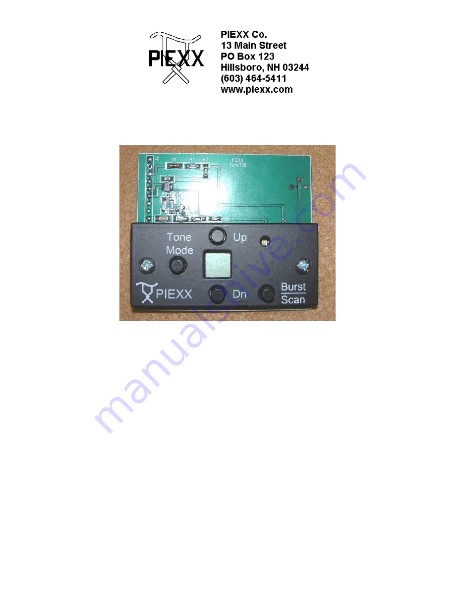 PIEXX FT-726T Manual Download Page 1