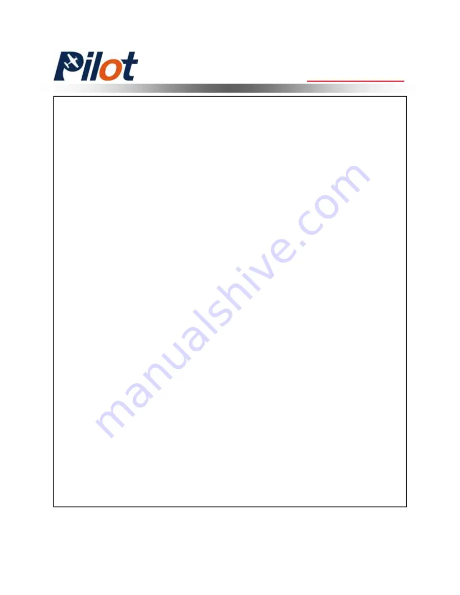 Pilot Communications 30cc Assembly Manual Download Page 3