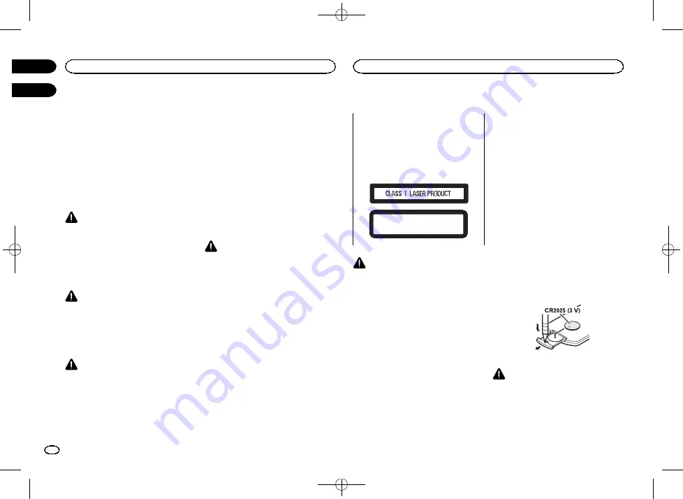 Pioneer AVH-169DVD Owner'S Manual Download Page 4