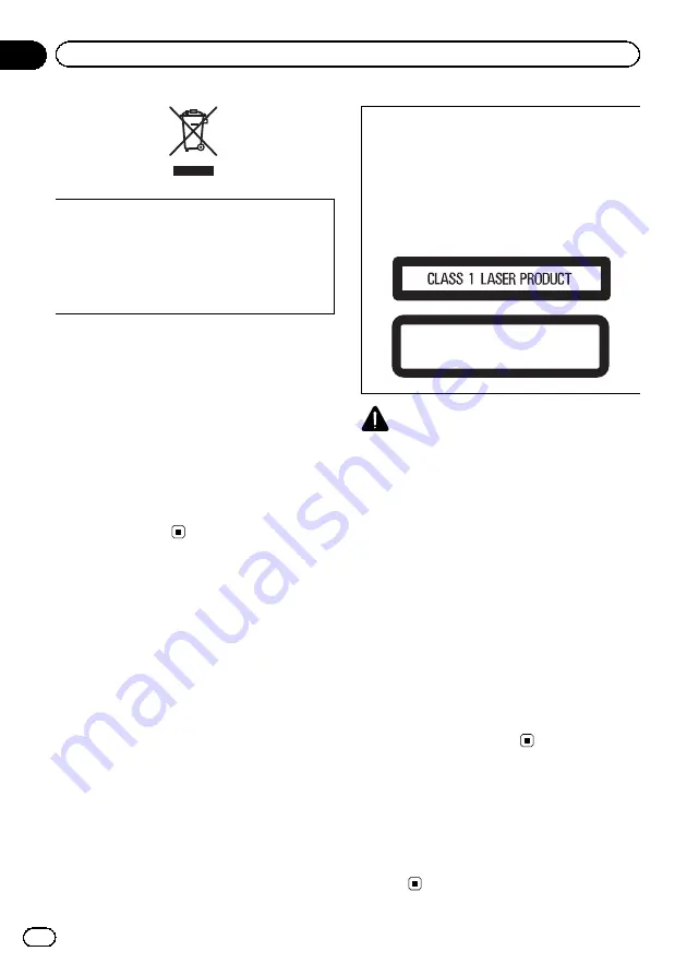 Pioneer AVH-8400BT Operation Manual Download Page 6