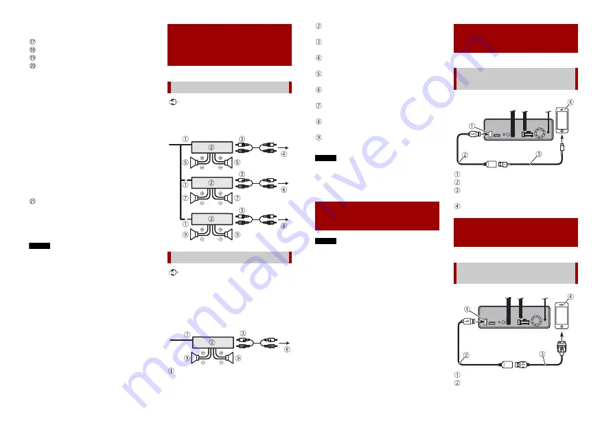 Pioneer AVH-A7100BT Installation Manual Download Page 20