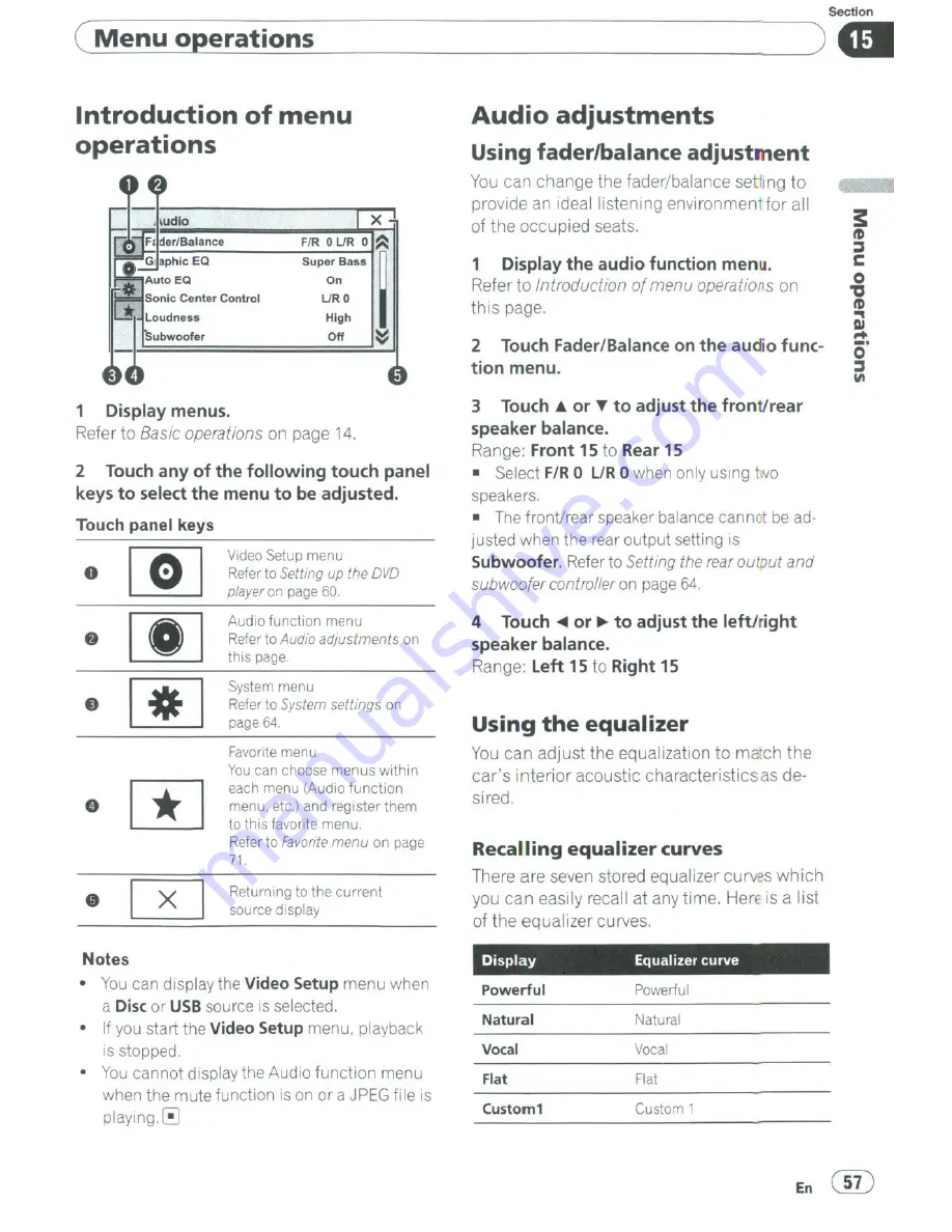 Pioneer AVH-P1400DVD Owner'S Manual Download Page 57