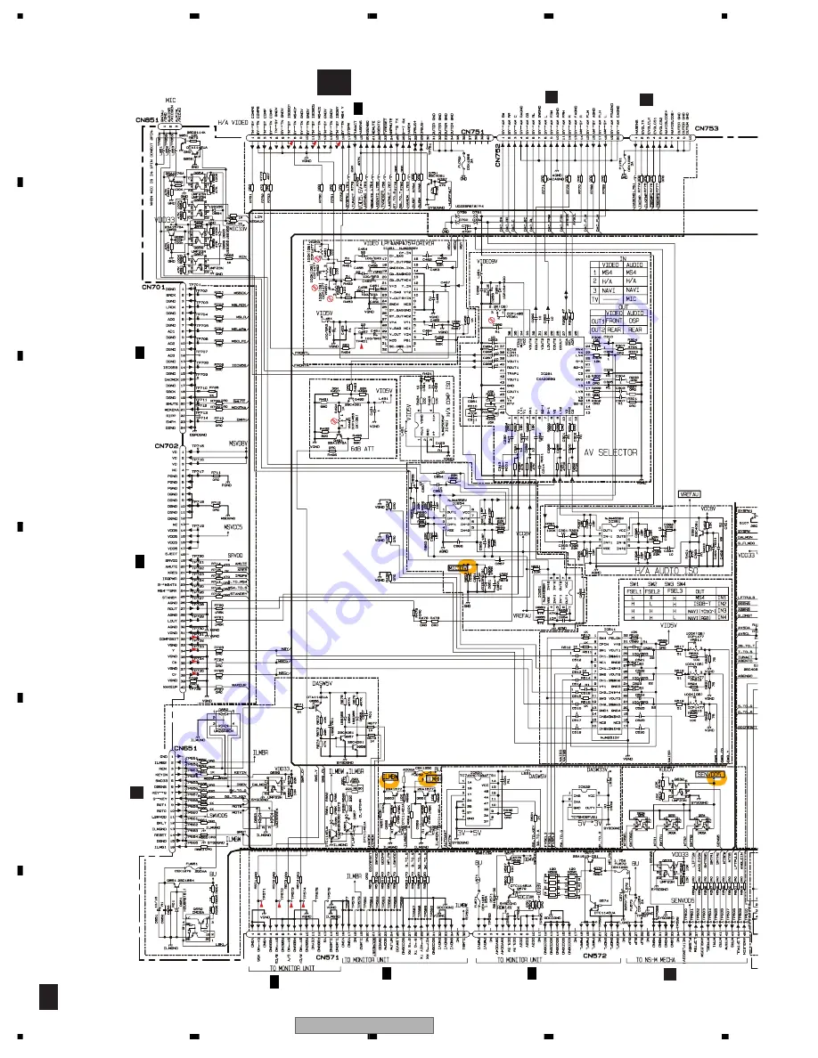 Pioneer AVH-P7950DVD/CN5 Service Manual Download Page 134