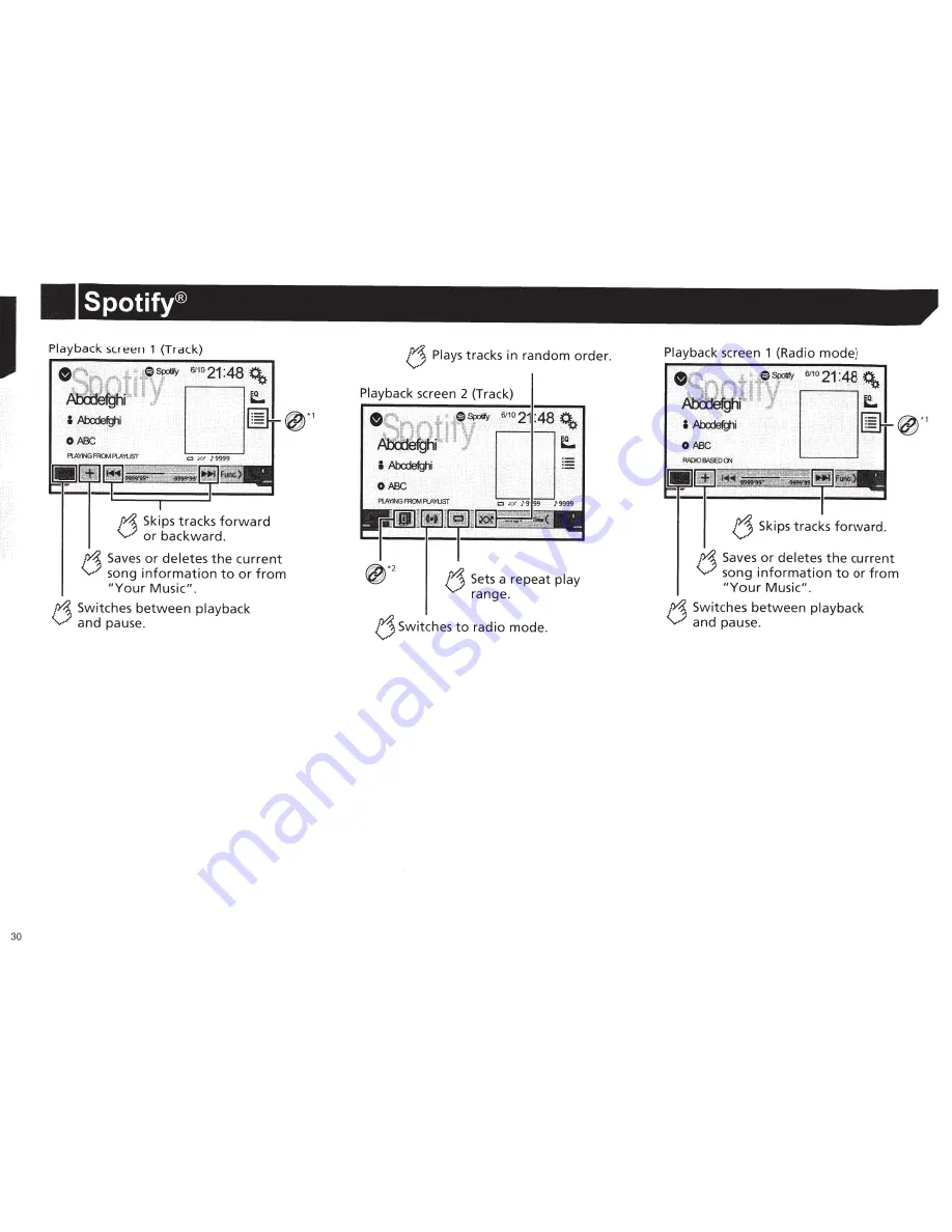 Pioneer AVH-X391 BHS Owner'S Manual Download Page 30