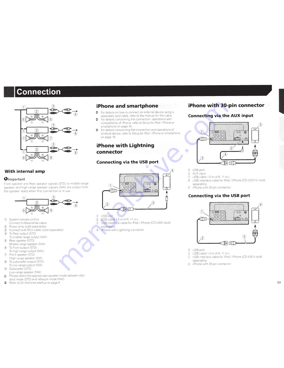 Pioneer AVH-X391 BHS Owner'S Manual Download Page 53