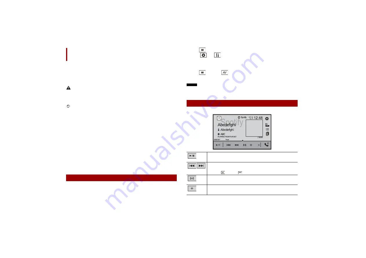 Pioneer AVH-Z7050BT Owner'S Manual Download Page 36