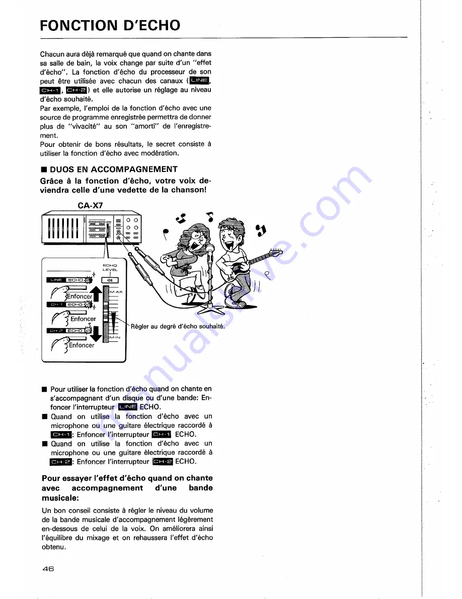 Pioneer CA-X7 Operating Instructions Manual Download Page 46