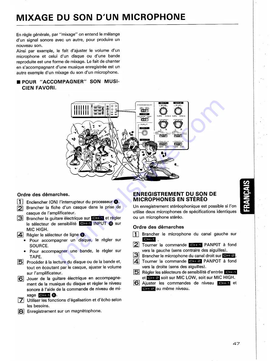 Pioneer CA-X7 Operating Instructions Manual Download Page 47