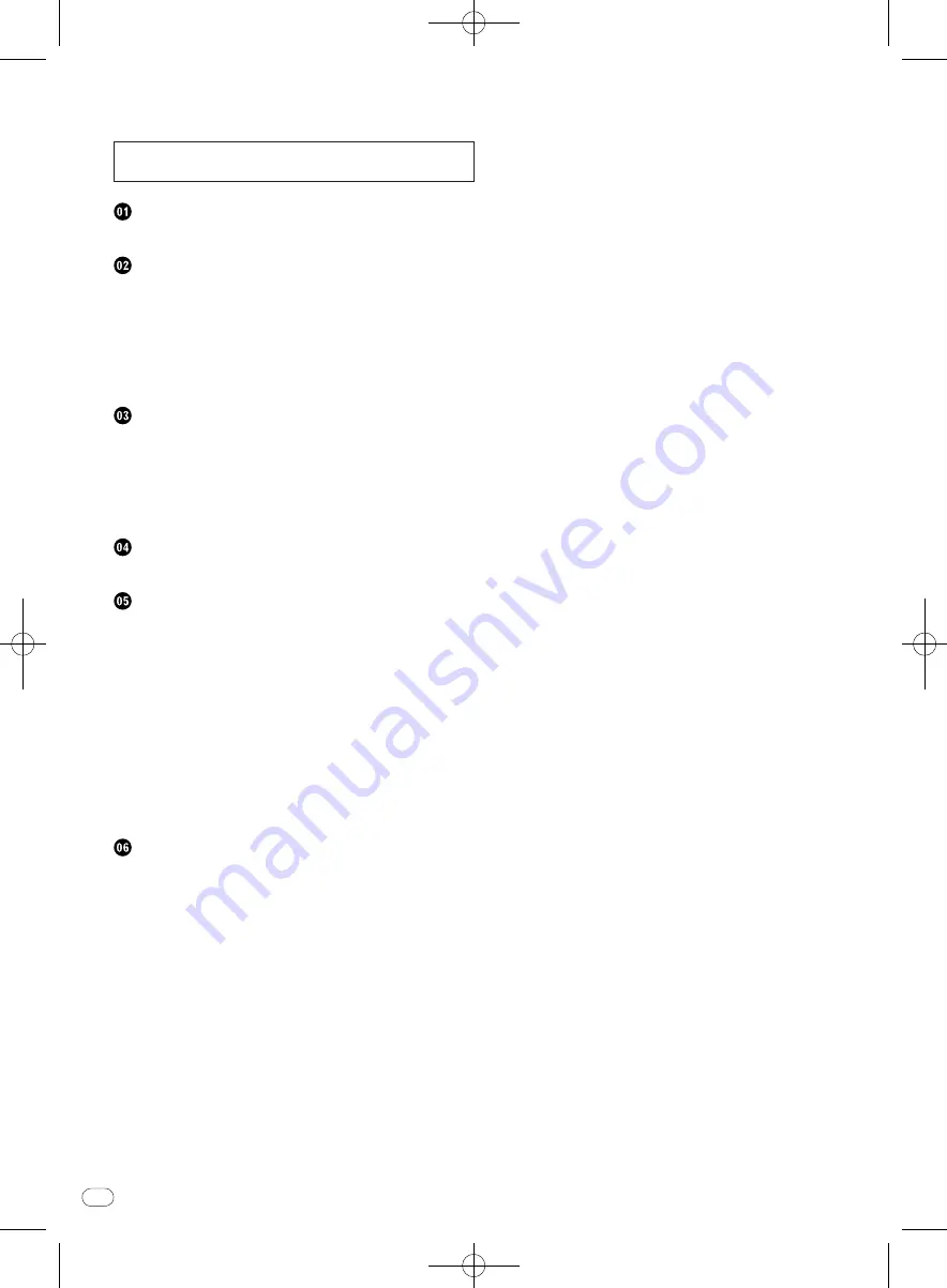 Pioneer CDJ-850 Operating Instructions Manual Download Page 62