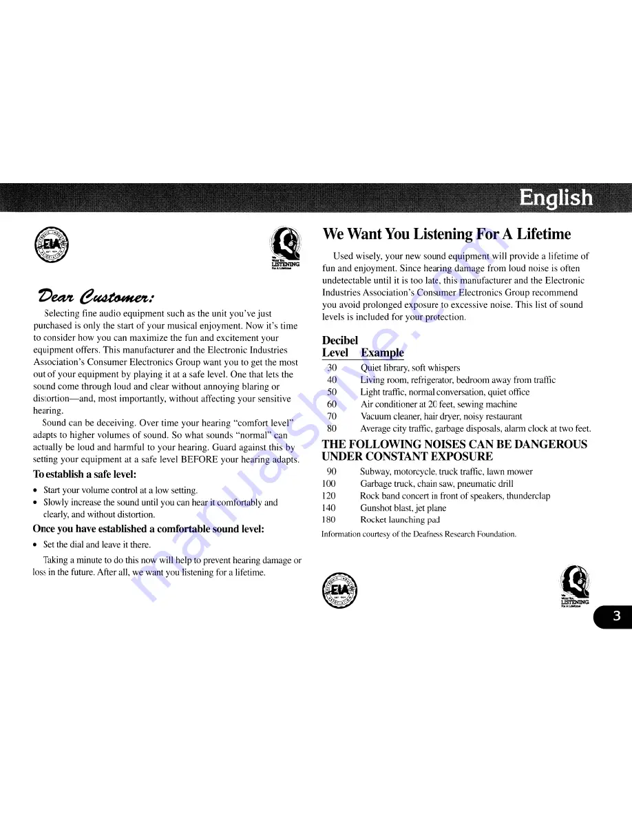 Pioneer CDX-FM12S9 Operation Manual Download Page 3