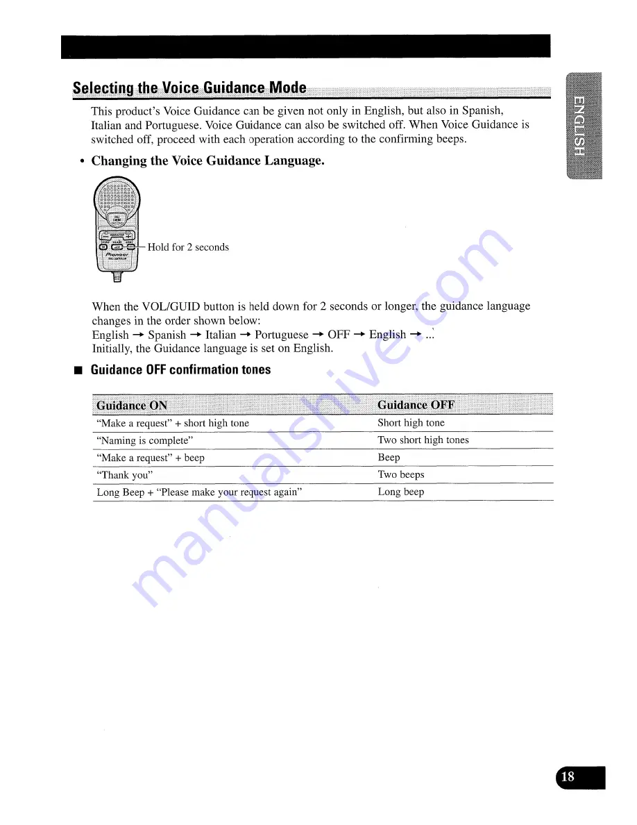 Pioneer CDX-P2050VS Operation Manual Download Page 19