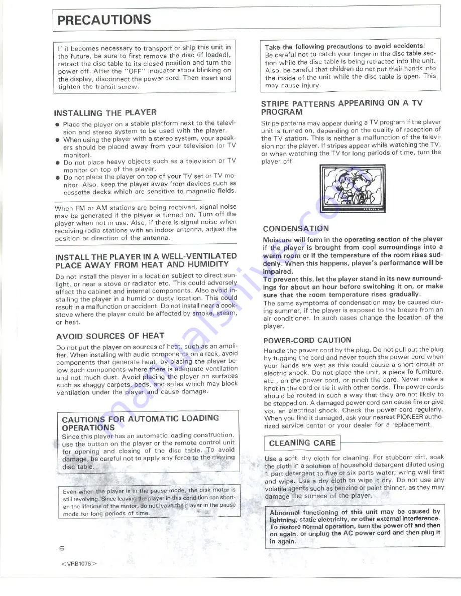 Pioneer CLD-52 Operating Instructions Manual Download Page 6