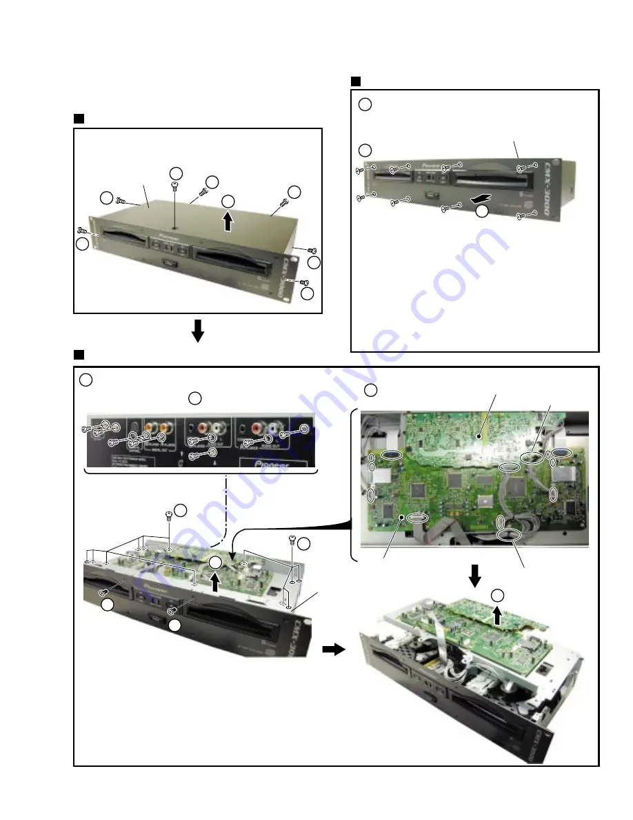 Pioneer CMX-3000 Service Manual Download Page 63