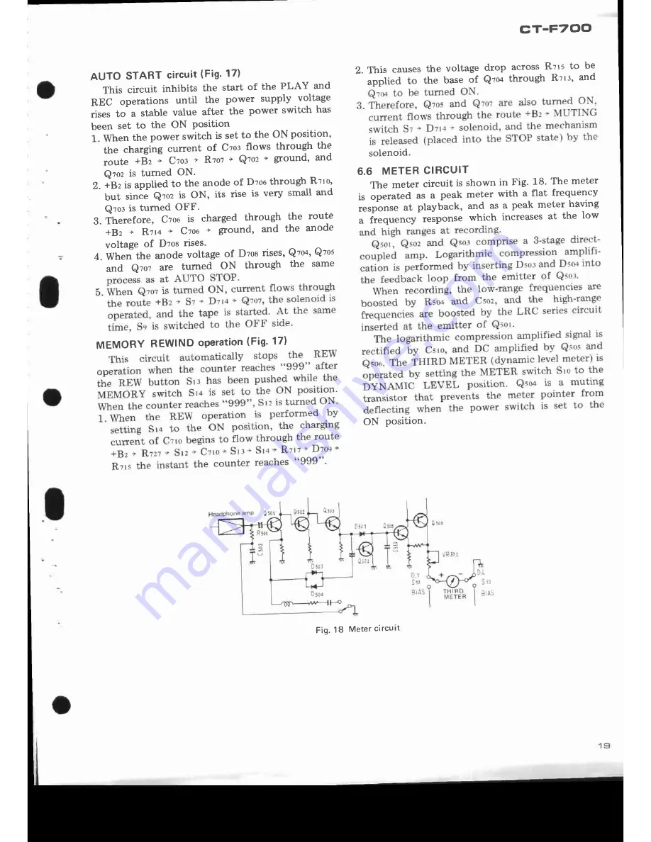 Pioneer CT-F700 Service Manual Download Page 20