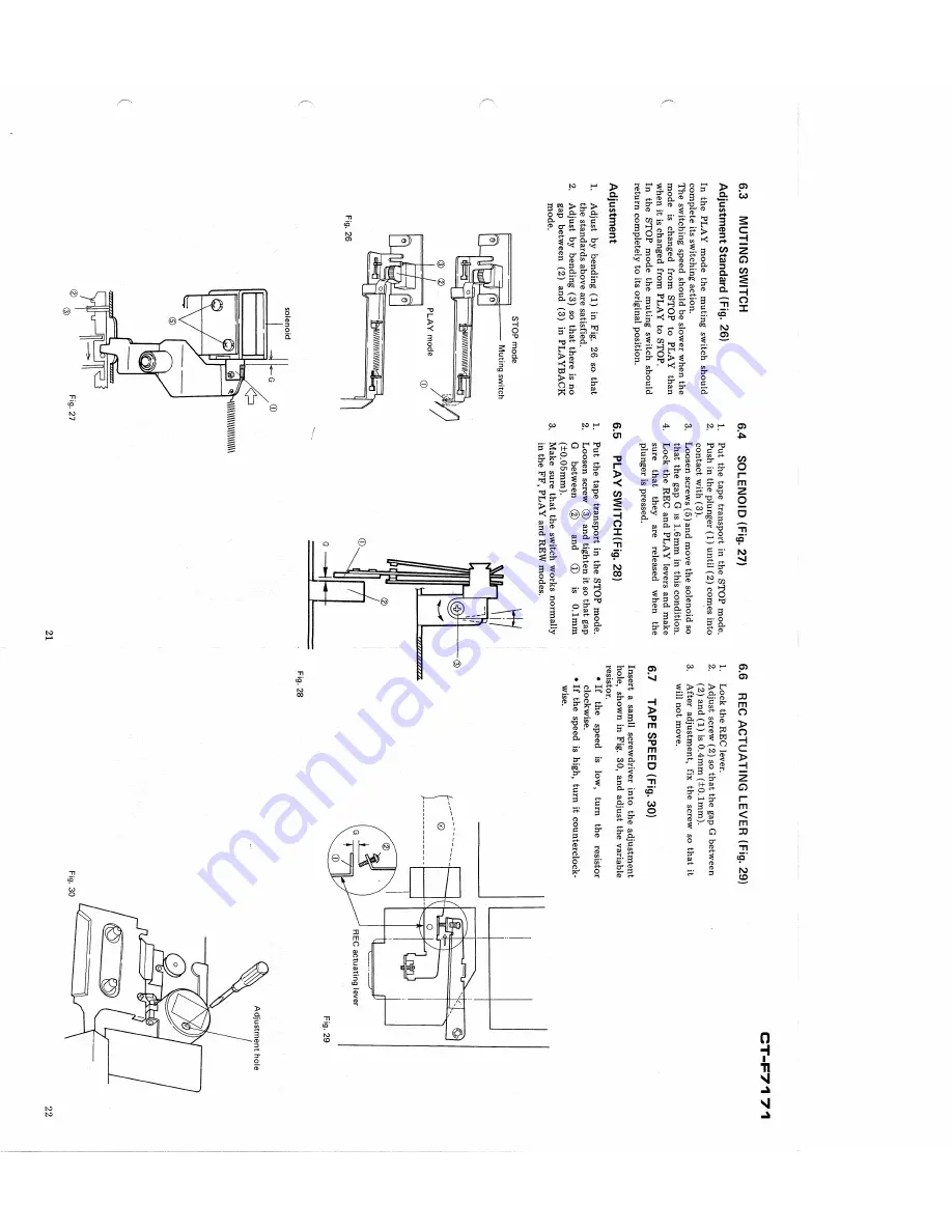 Pioneer CT-F7171 Service Manual Download Page 20