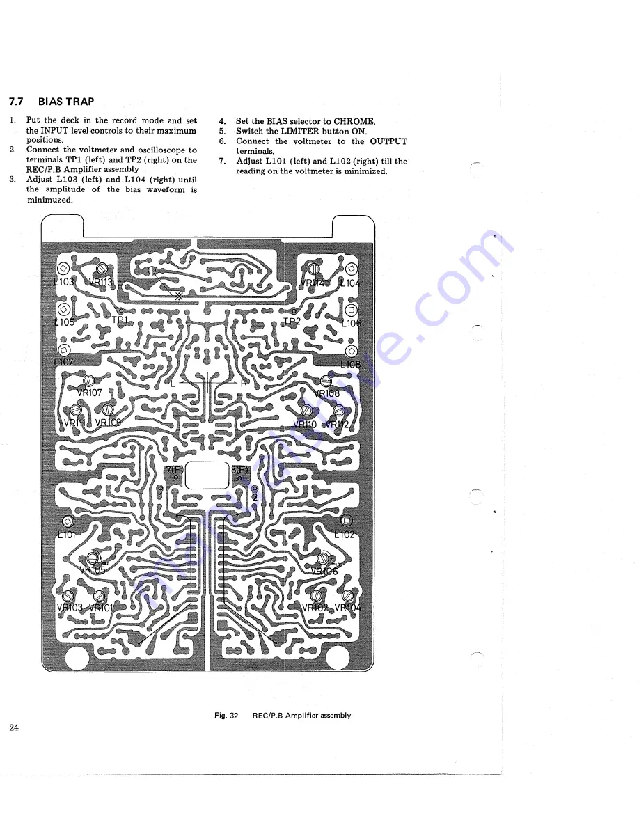 Pioneer CT-F7171 Service Manual Download Page 22