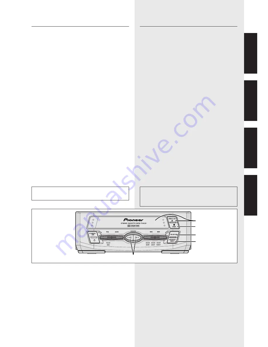 Pioneer CT-IS21 Operating Instructions Manual Download Page 37