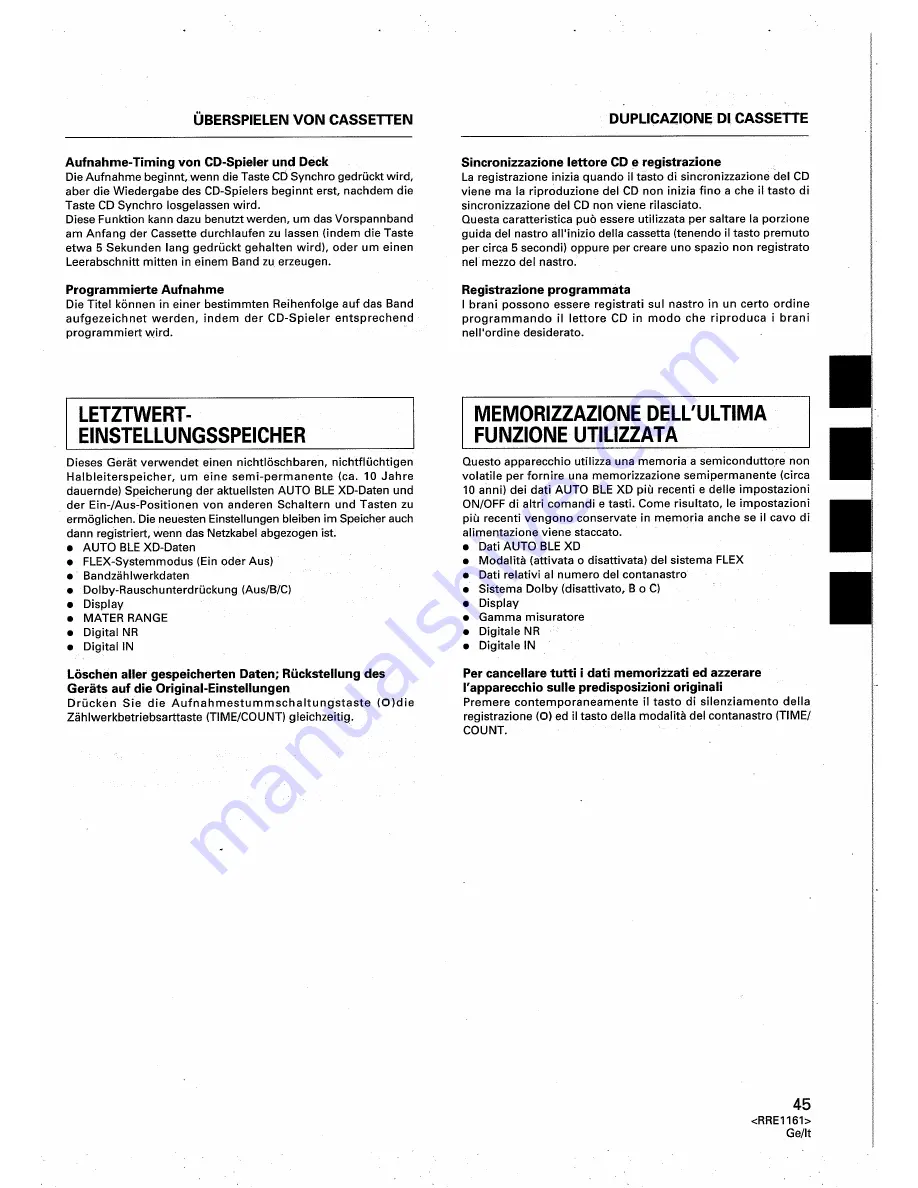 Pioneer CT-S670D Operating Instructions Manual Download Page 45