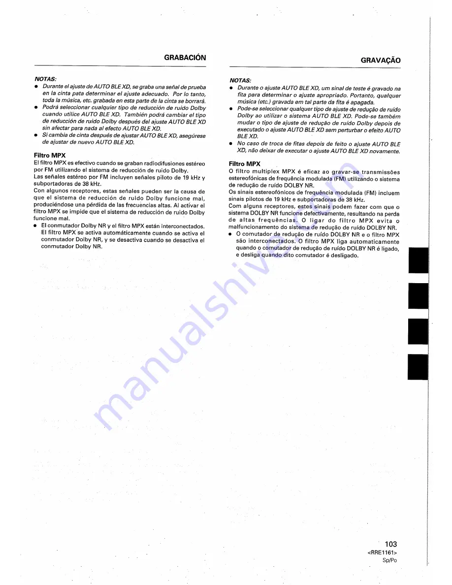 Pioneer CT-S670D Operating Instructions Manual Download Page 103