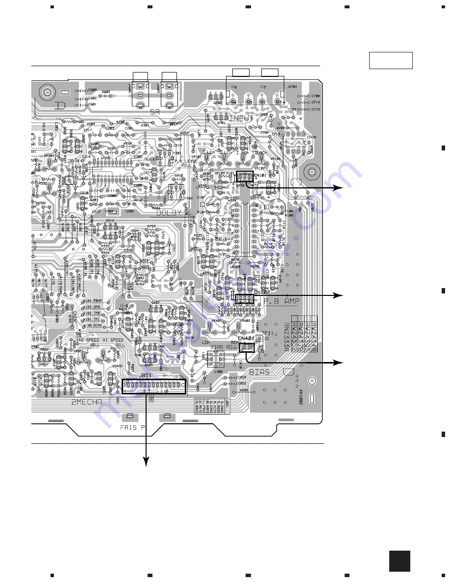 Pioneer CT-W208R - Dual Cassette Deck Service Manual Download Page 19