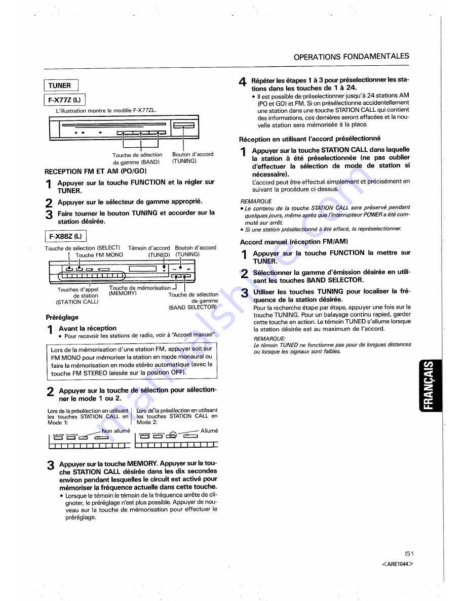 Pioneer DC-X77Z Operating Instructions Manual Download Page 51