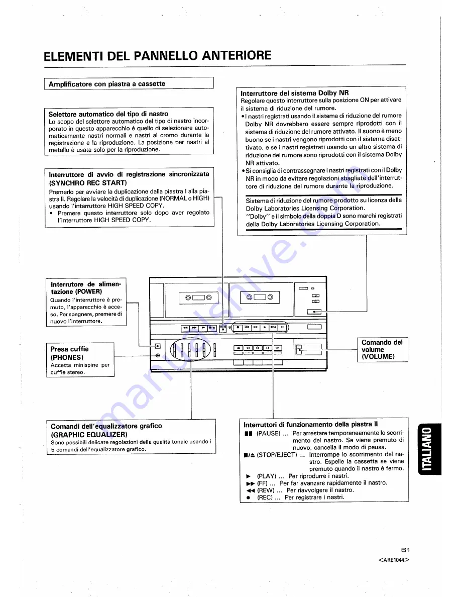 Pioneer DC-X77Z Operating Instructions Manual Download Page 61