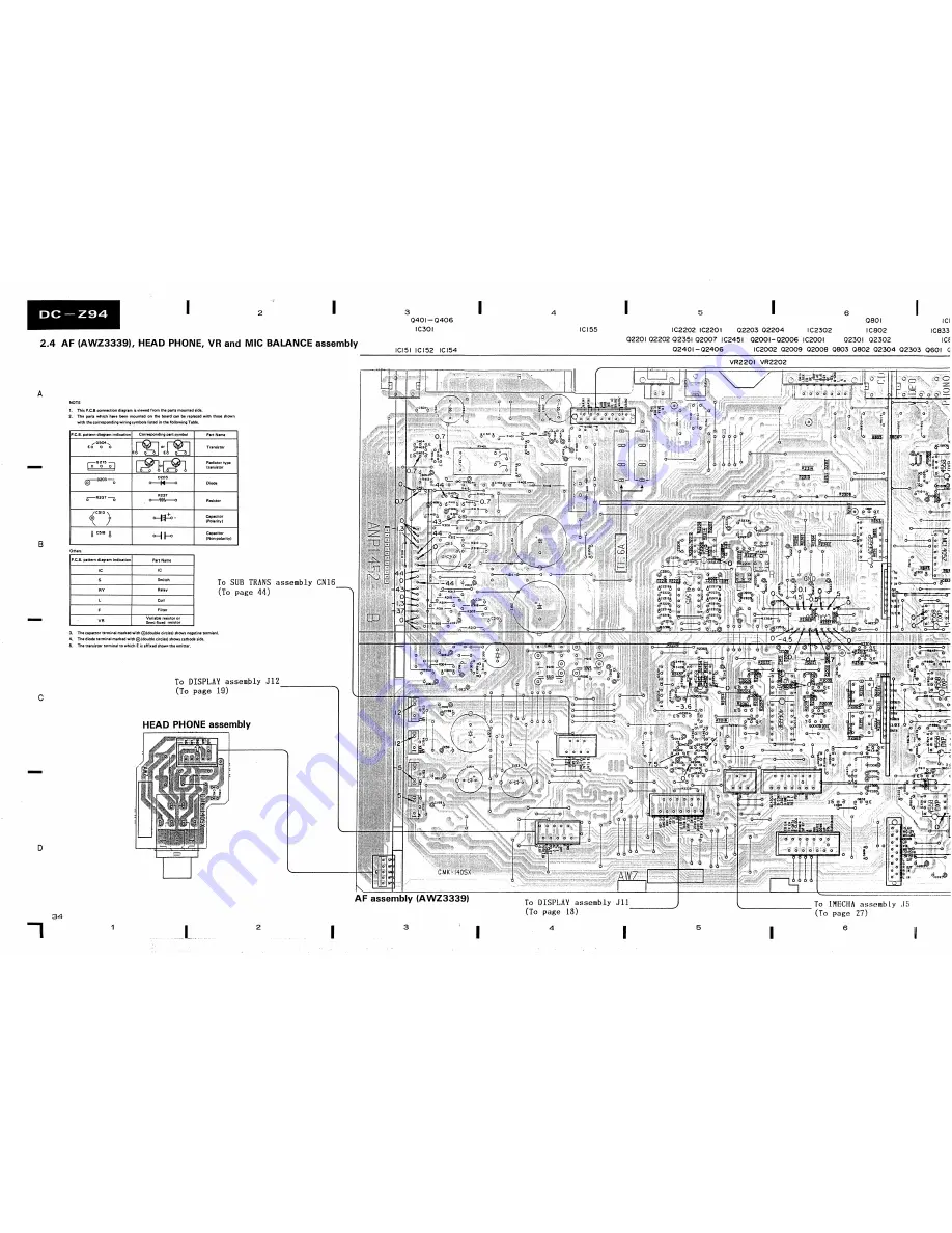 Pioneer DC-Z94 Service Manual Download Page 23