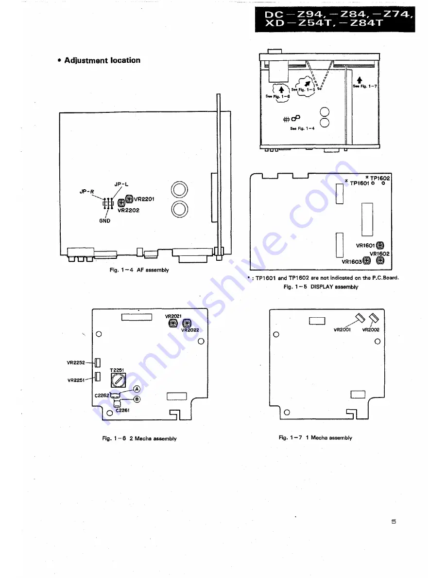 Pioneer DC-Z94 Service Manual Download Page 45