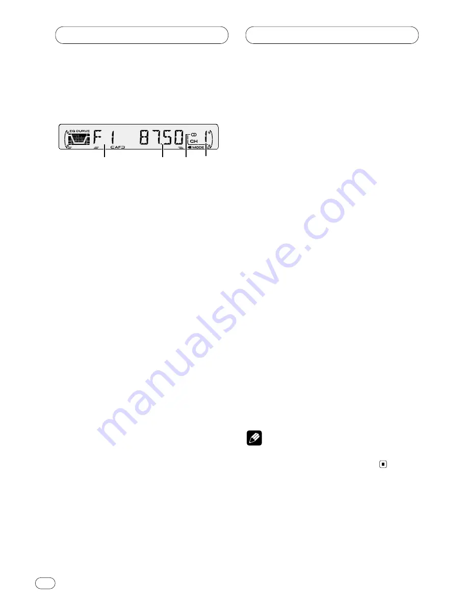 Pioneer DEH-1400R Operation Manual Download Page 42