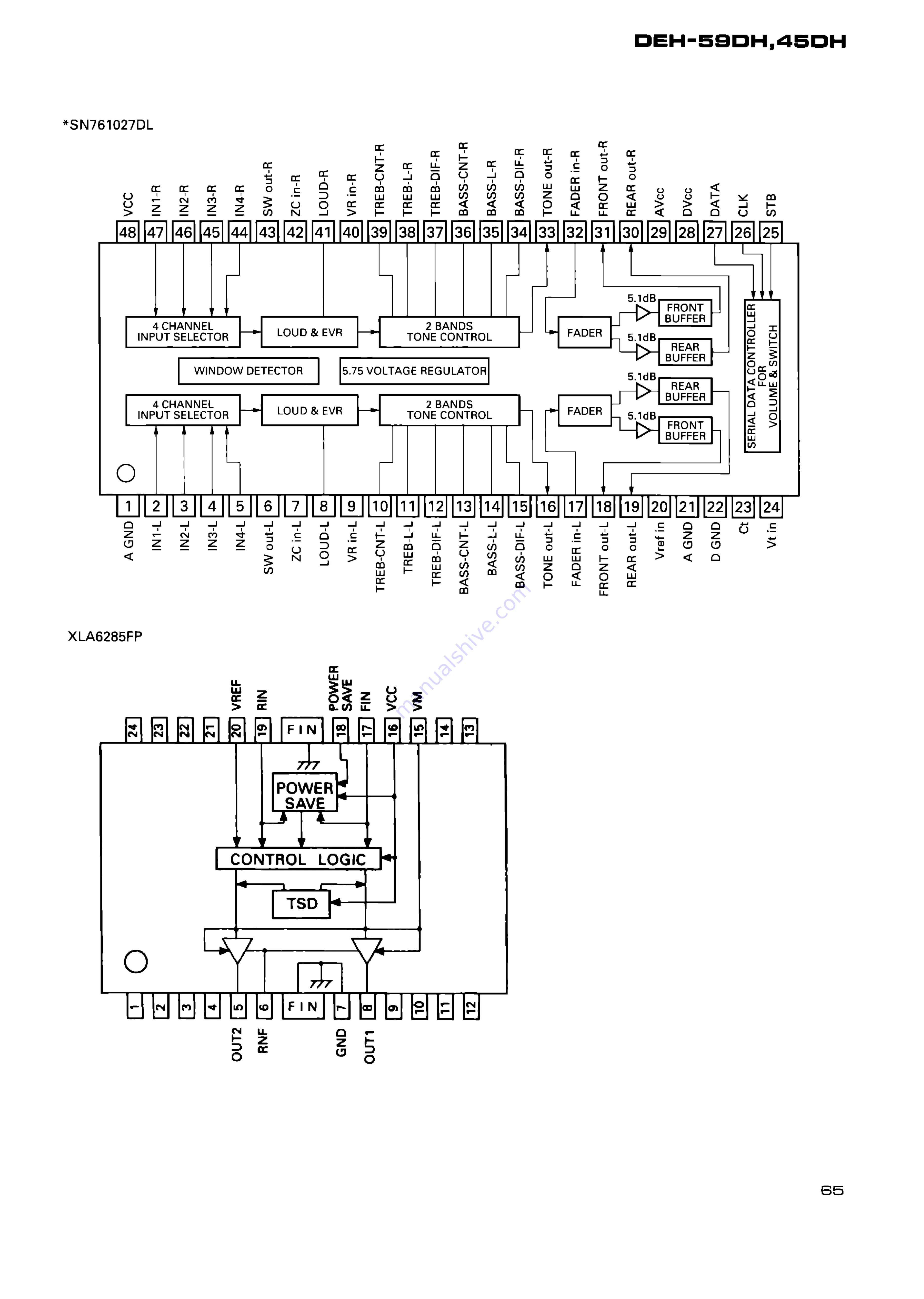 Pioneer DEH-45DH Service Manual Download Page 65