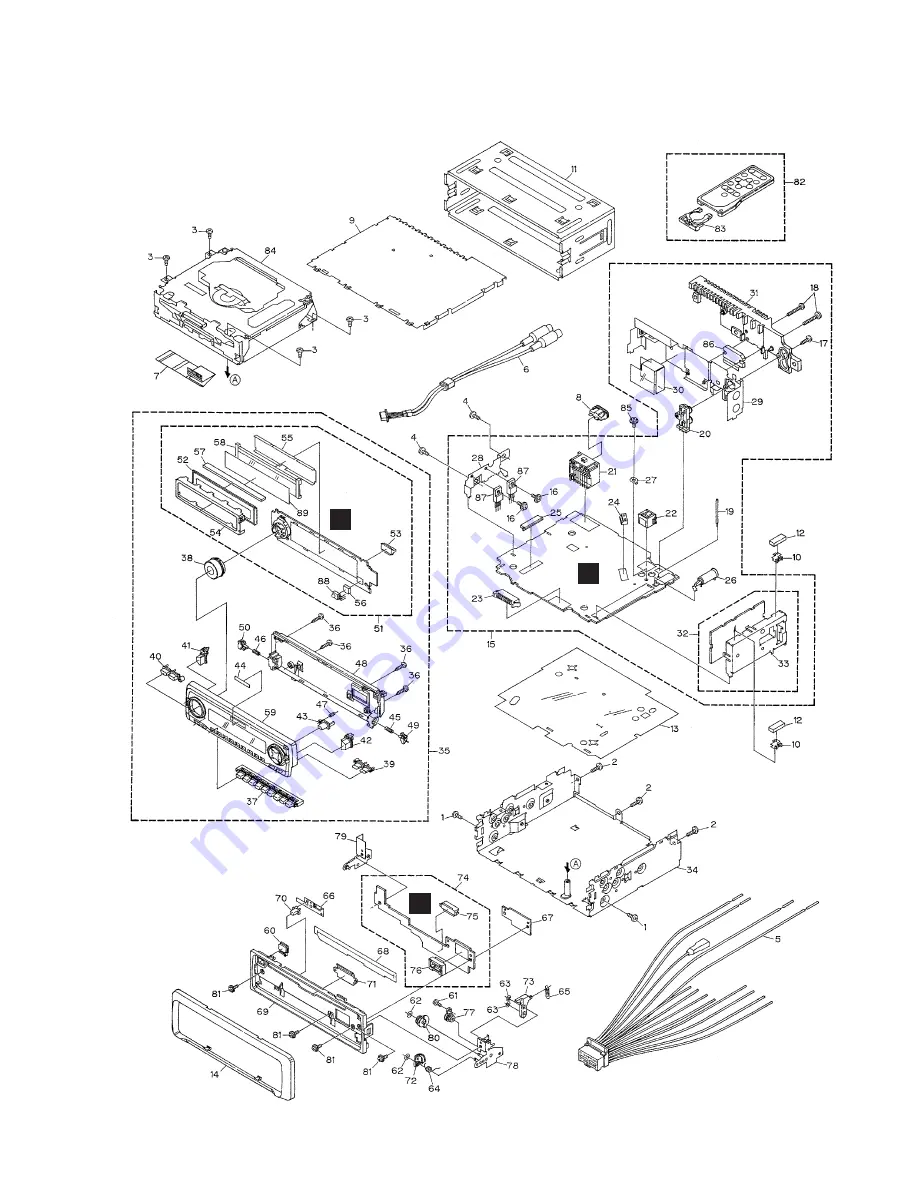 Pioneer DEH-P33 Service Manual Download Page 5