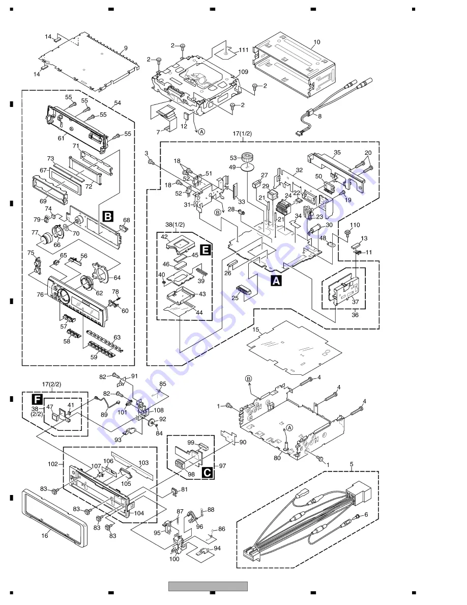 Pioneer DEH-P55BT/XN/EW5 Service Manual Download Page 10