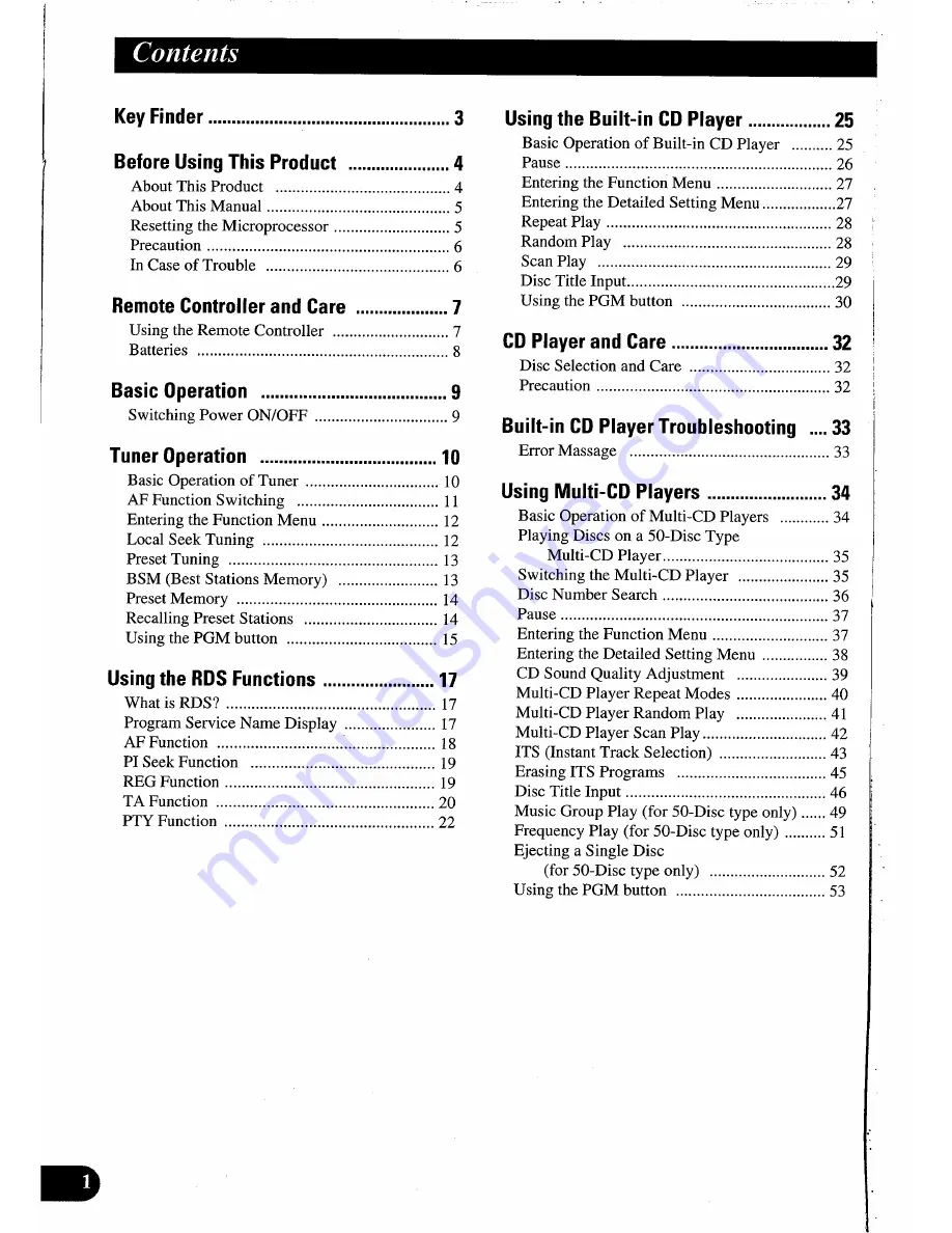 Pioneer DEH-P735R Operation Manual Download Page 2