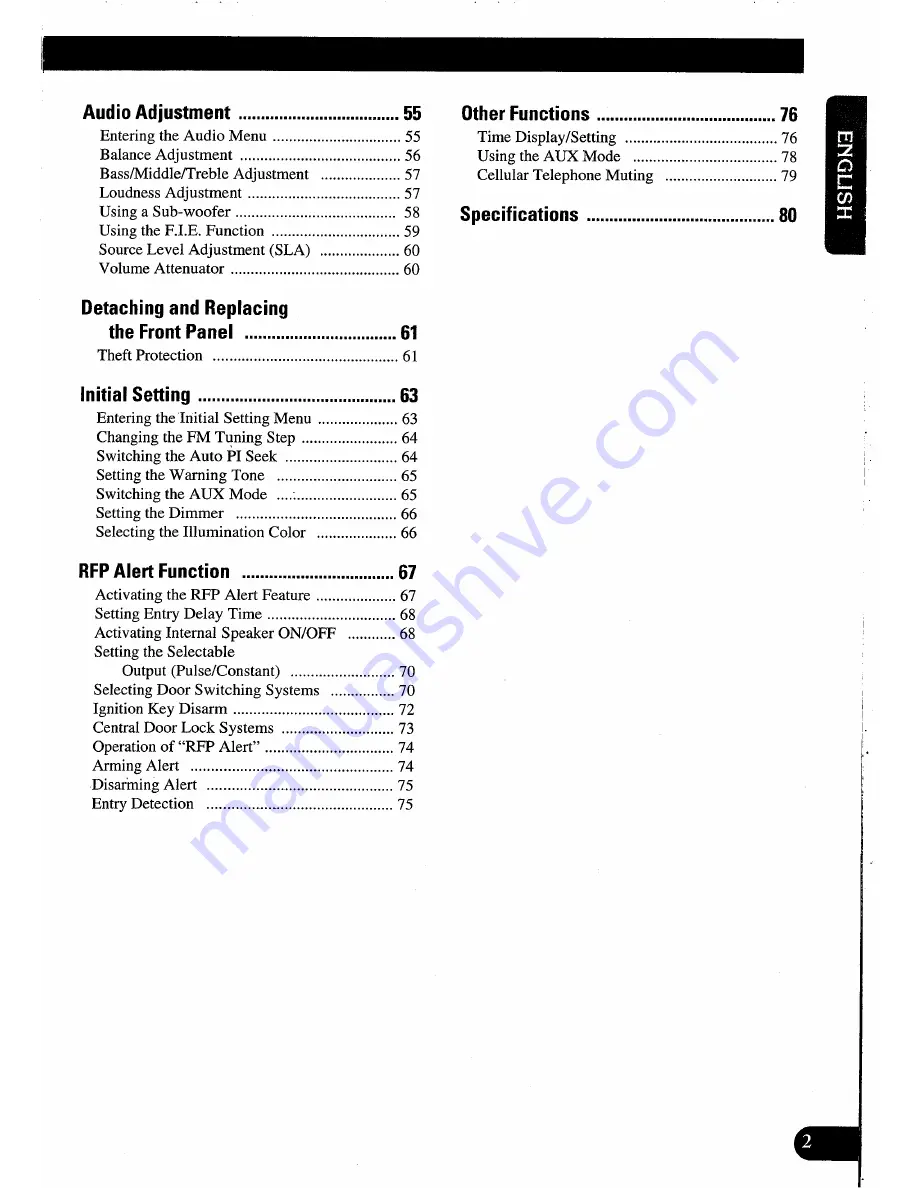 Pioneer DEH-P735R Operation Manual Download Page 3