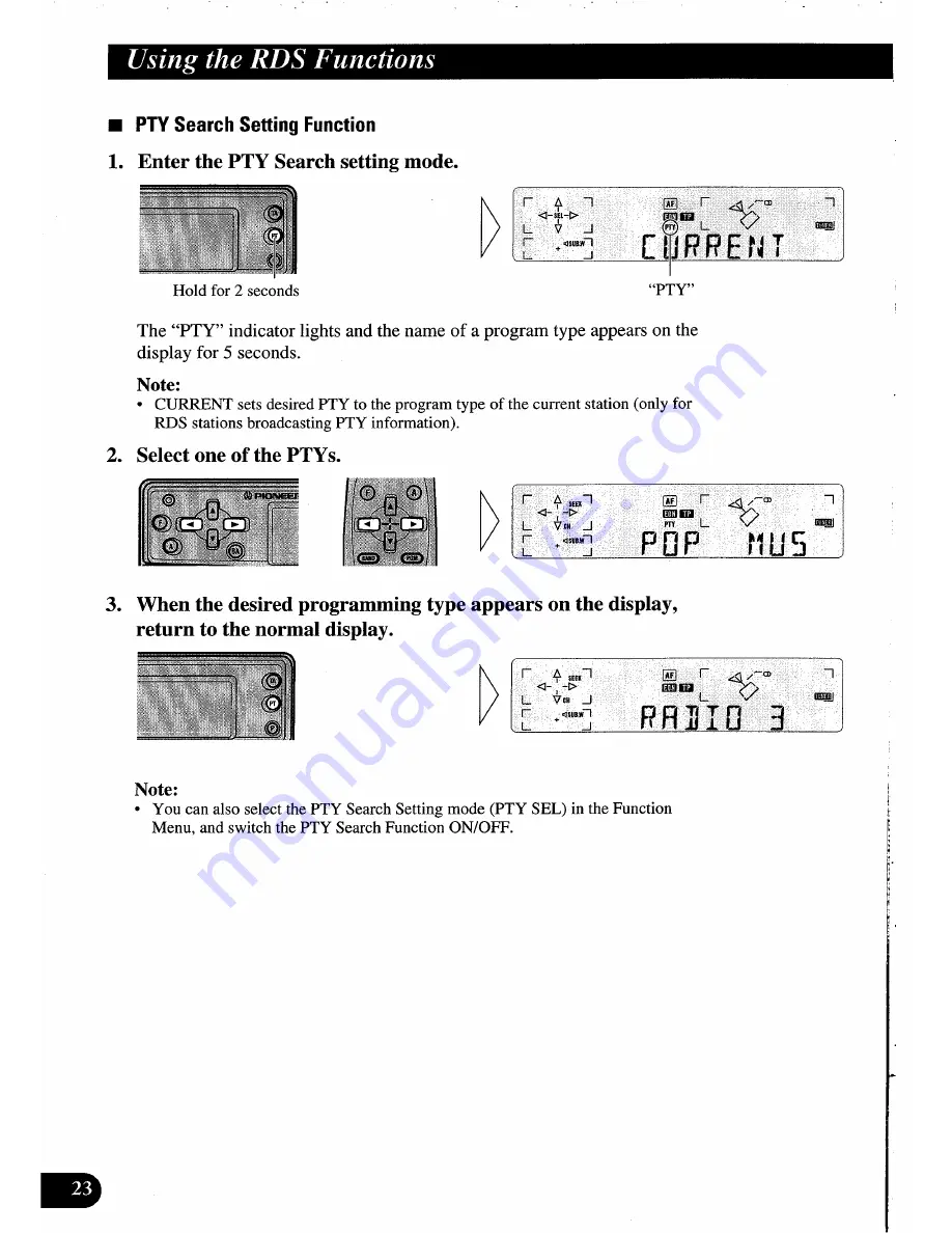 Pioneer DEH-P735R Operation Manual Download Page 24