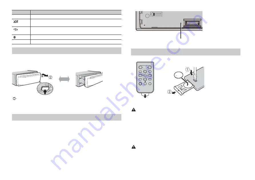 Pioneer DEH-S3190BT Owner'S Manual Download Page 4