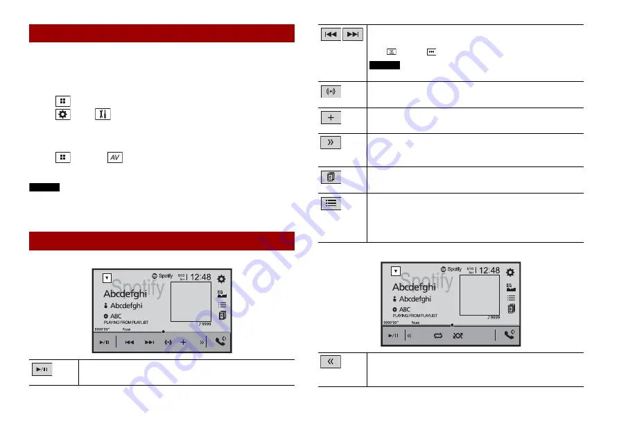 Pioneer DMH-ZS8250BT Owner'S Manual Download Page 188