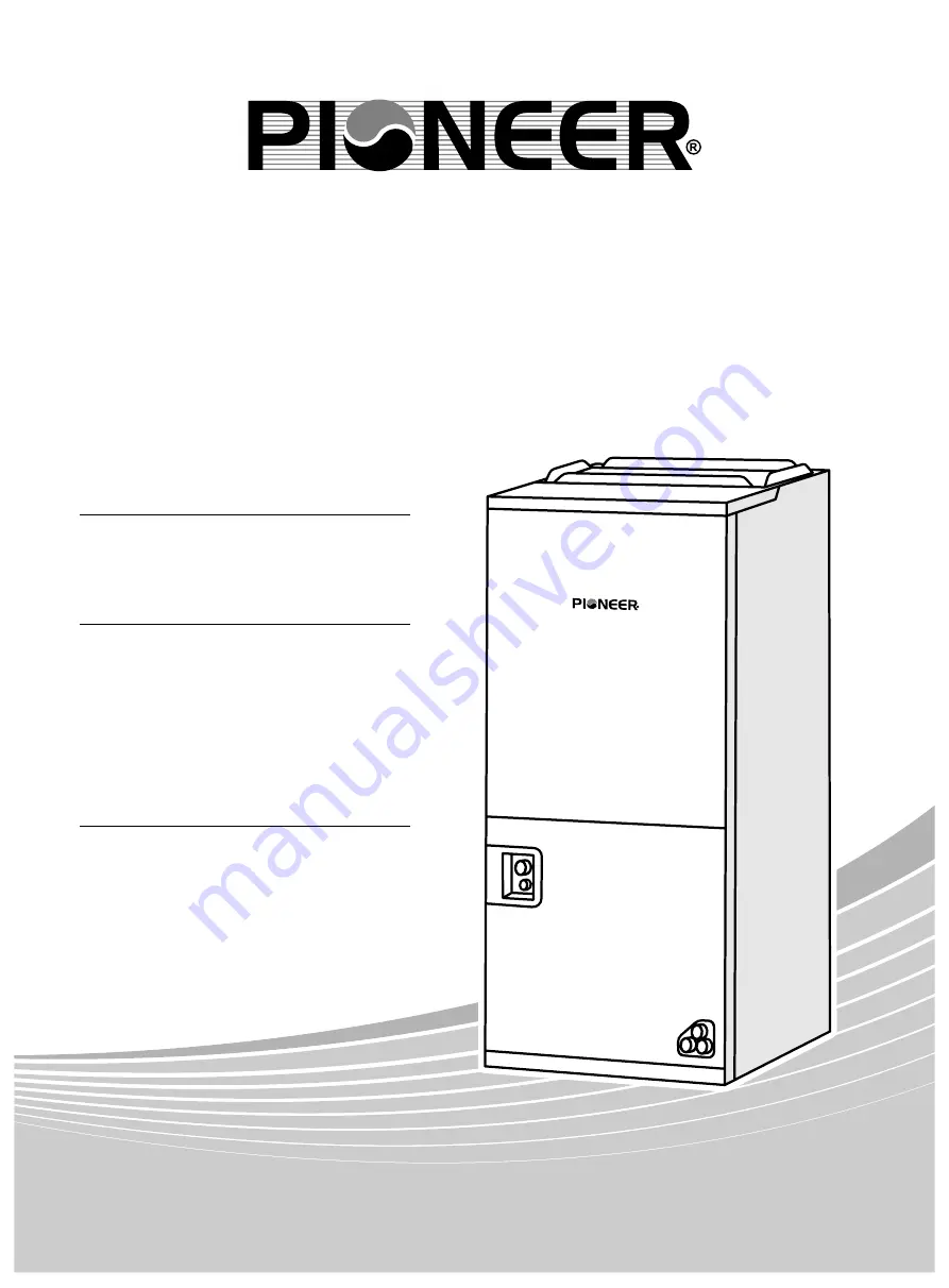 Pioneer DR024GHFD18HT2 Installation Manual Download Page 1