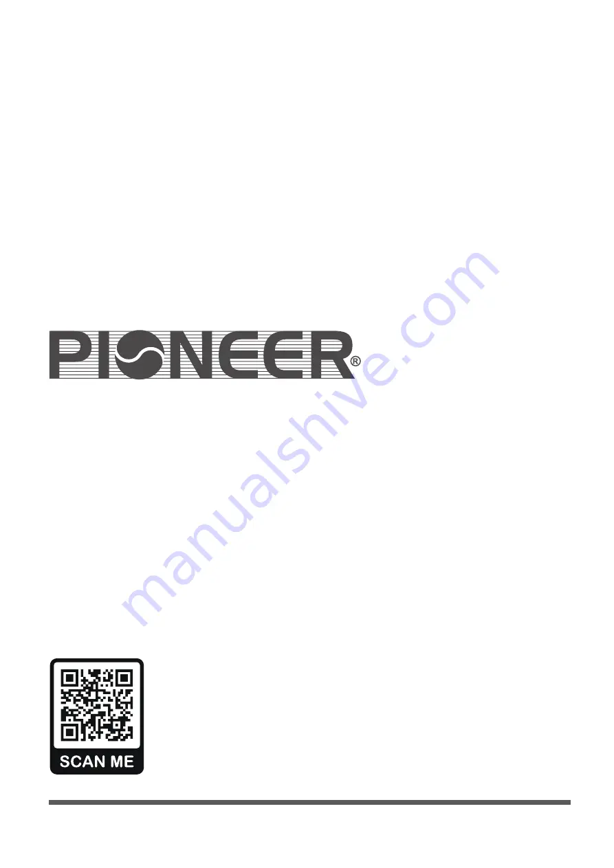 Pioneer DR024GHFD18HT2 Installation Manual Download Page 16