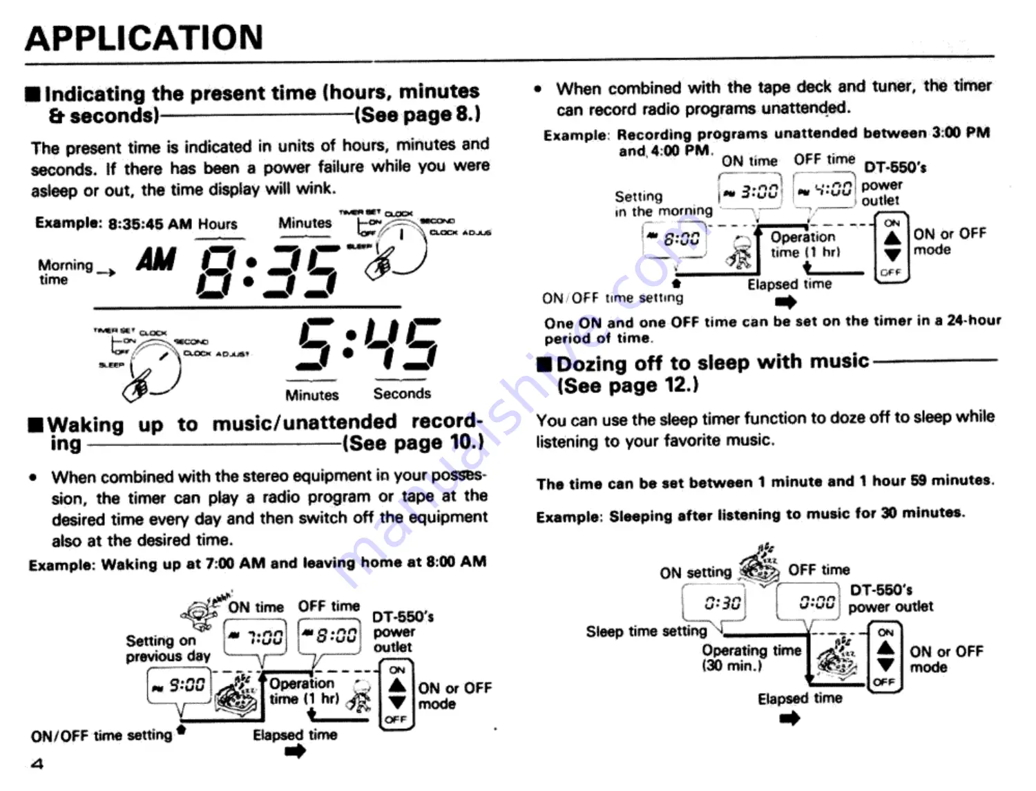 Pioneer DT-505 Operating Instructions Manual Download Page 5